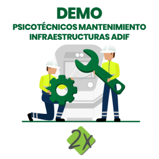 Demo Curso Psicotécnicos Mantenimiento Infraestructuras Adif