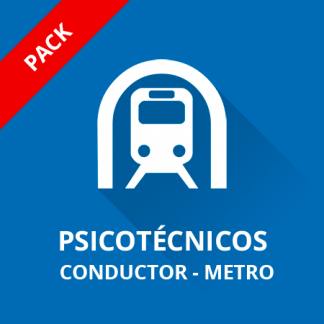 Psicotécnicos Conductor Metro de Madrid Pack Módulo I+II