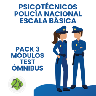 Pack psicotécnicos ómnibus Escala Básica Policía Nacional