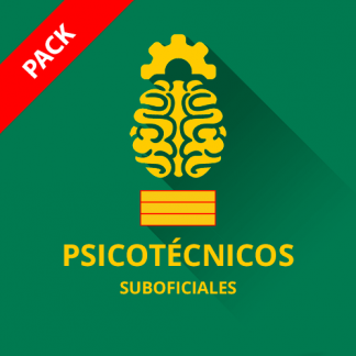 Psicotécnicos Guardia Civil Suboficiales - Pack 7 módulos