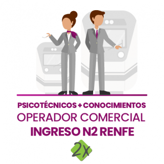 Psicotécnicos Clases Online Conocimientos Oposición Operador Comercial Renfe Ingreso 2022