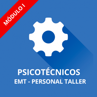 Icono curso psicotécnicos EMT personal de taller