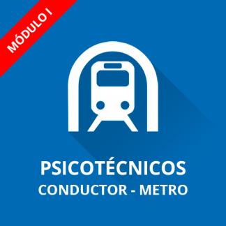 Psicotécnicos conductor Metro módulo I