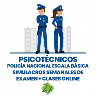 Psicotécnicos Escala Básica promoción 39 simulacros semanales de examen y clases online