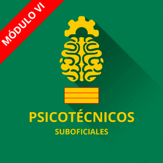Psicotécnicos Suboficial Guardia Civil módulo VI