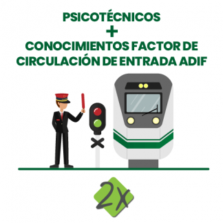 Test Temario Psicotécnicos Adif Factor Circulación Entrada